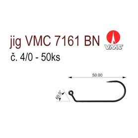 hak jig VMC 7161 č. 4/0 -50ks