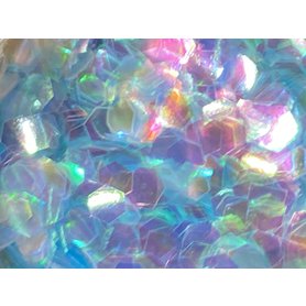 Trblietky perleť 40ml (duhové tropické modré) 3,0mm