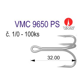 trojhak VMC 9650 č. 1/0 -100ks