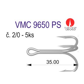 trojhak VMC 9650 č. 2/0 -5ks
