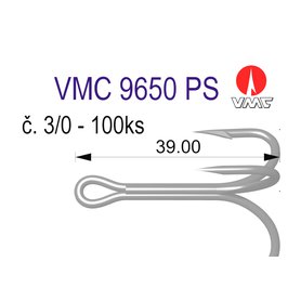 trojhak VMC 9650 č. 3/0 -100ks