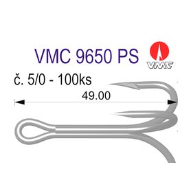 trojhak VMC 9650 č. 5/0 -100ks