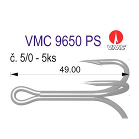 trojhak VMC 9650 č. 5/0 -5ks
