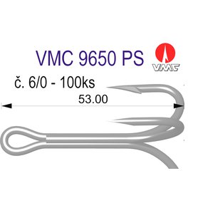 trojhak VMC 9650 č. 6/0 -100ks