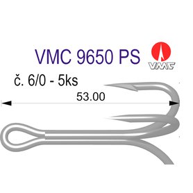 trojhak VMC 9650 č. 6/0 -5ks